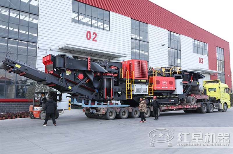 履帶移動式破碎機(jī)發(fā)貨建筑垃圾處理廠 履帶移動式破碎機(jī)發(fā)貨建筑垃圾處理廠