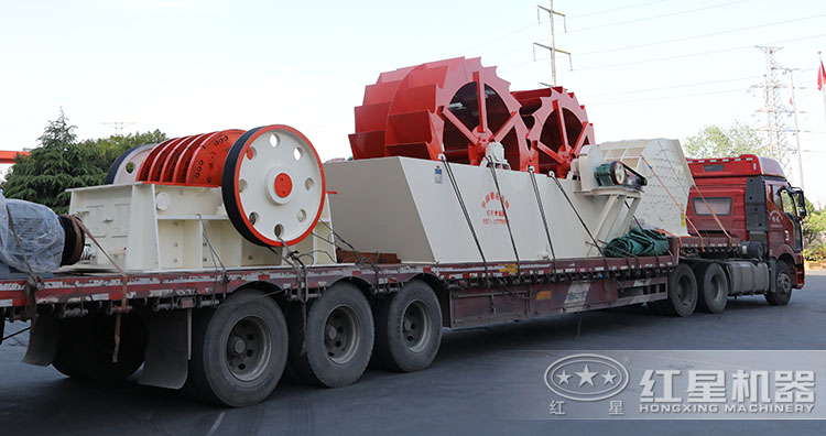 礦石錘式破碎機(jī)整條生產(chǎn)線發(fā)往河北！