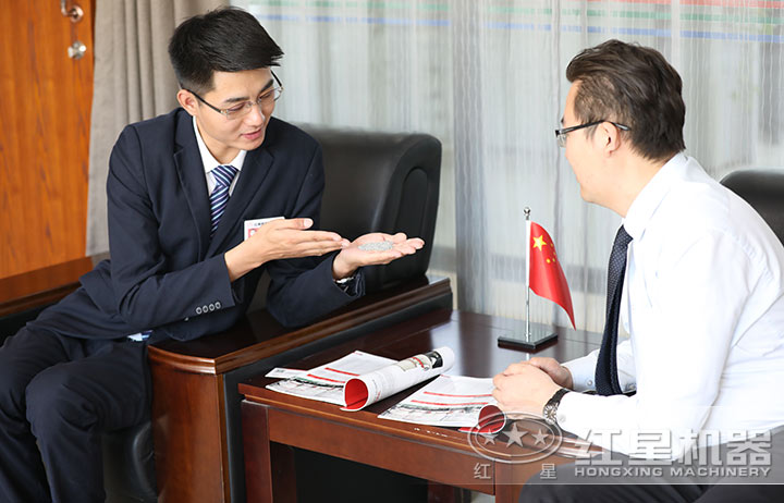 合作共贏，來廠客戶物料展示