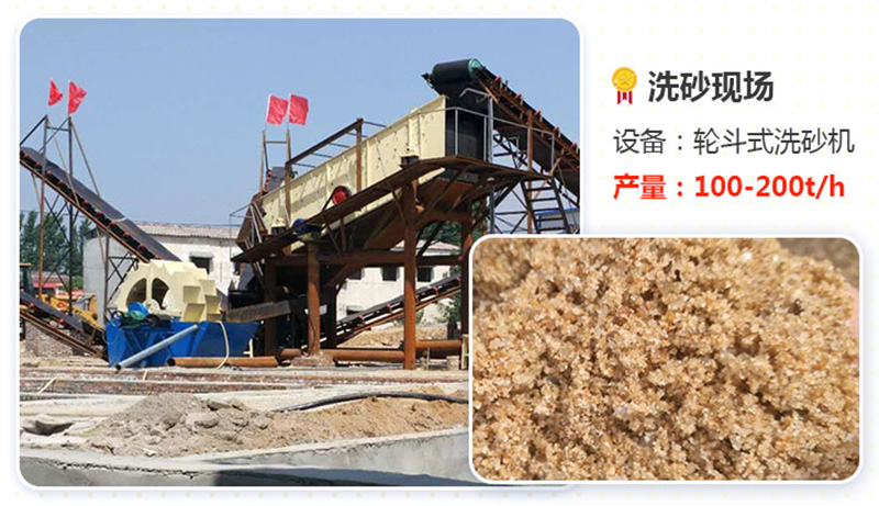 輪式洗砂機(jī)產(chǎn)量高、效果好